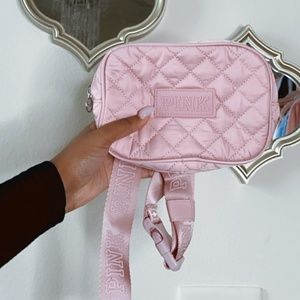 SATIN PINK FANNYPACK